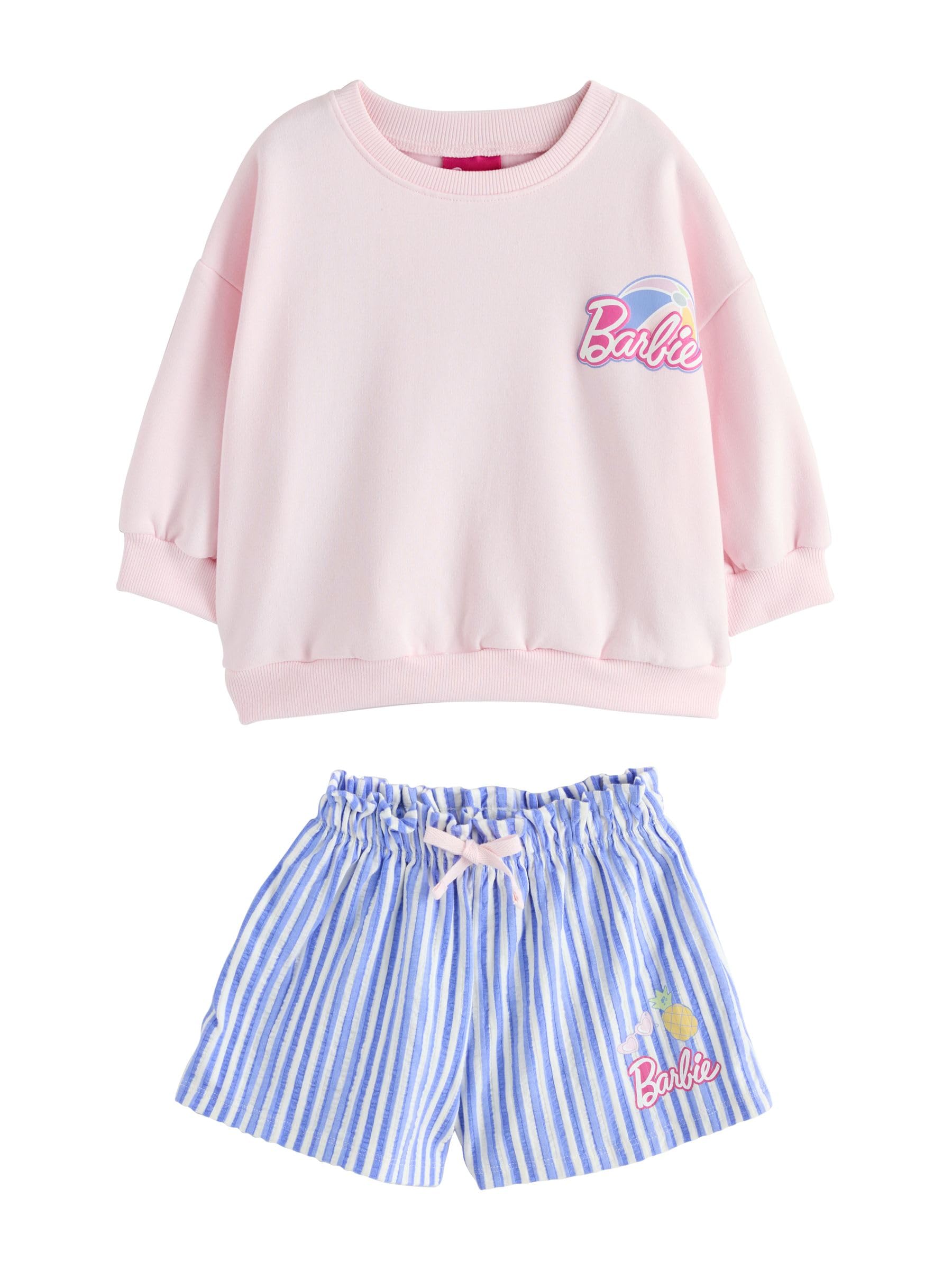 NEXT Niñas Conjunto con pantalones cortos de Barbie