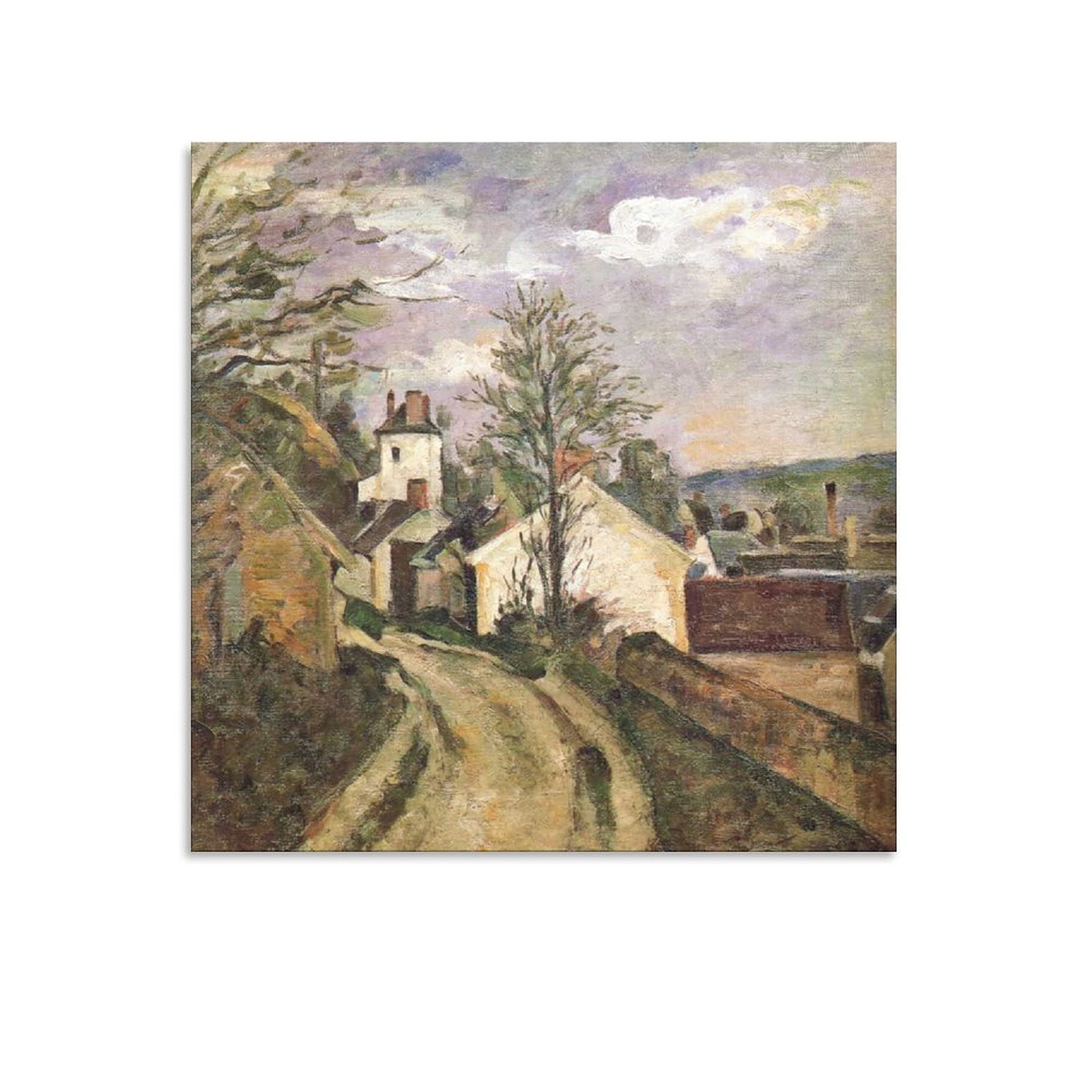 WEIYUE Paul Cézanne Poster Impressionism Classic Art (29) Artworks Canvas Poster Room Aesthetic Wall Art Prints Home Modern Decor Gifts Framed-unframed 12×12inch(30×30cm)