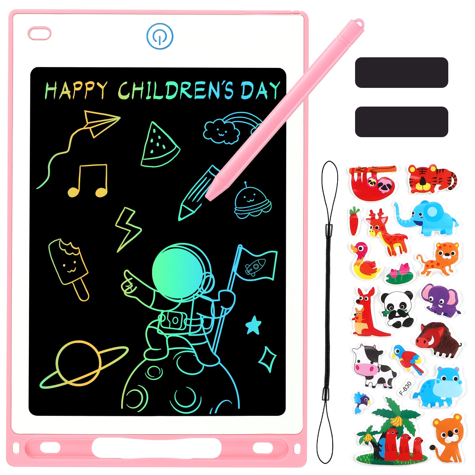 JanutsLCD Writing Tablet Inch Colourful Kids' Doodle Scribble Boards  Drawing Pad Graphic Tablet Educational Toddler Toys for Year Old - Main Image