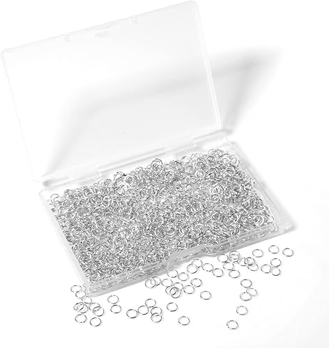 Miniatura 14 de 1000 piezas de anillos abiertos de 3 mm chapados en plata, oro y oro rosa, anillo de salto para hacer joyas de hierro, anillos simples a granel