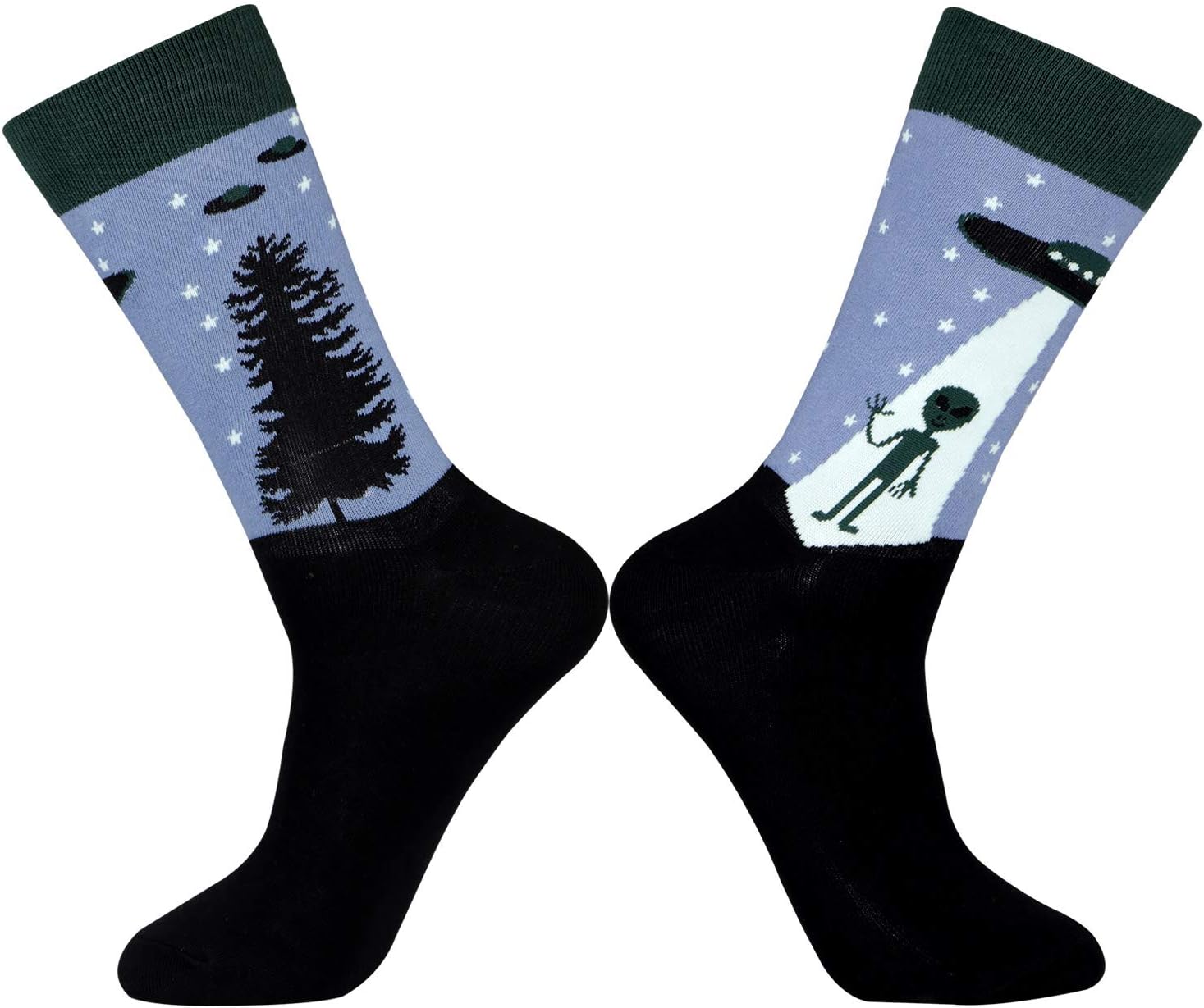 xiaomaizi Men's Funny and Colorful Patterned Dress Socks for Men Fun and Crazy Casual Crew Socks Size 7-13 - Image 4