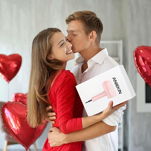 Miniatura 8 de ANIEKIN Secador de pelo, secador de pelo de secado rápido de 1875 vatios con difusor y concentrador, secador de pelo compacto y ligero para mujeres