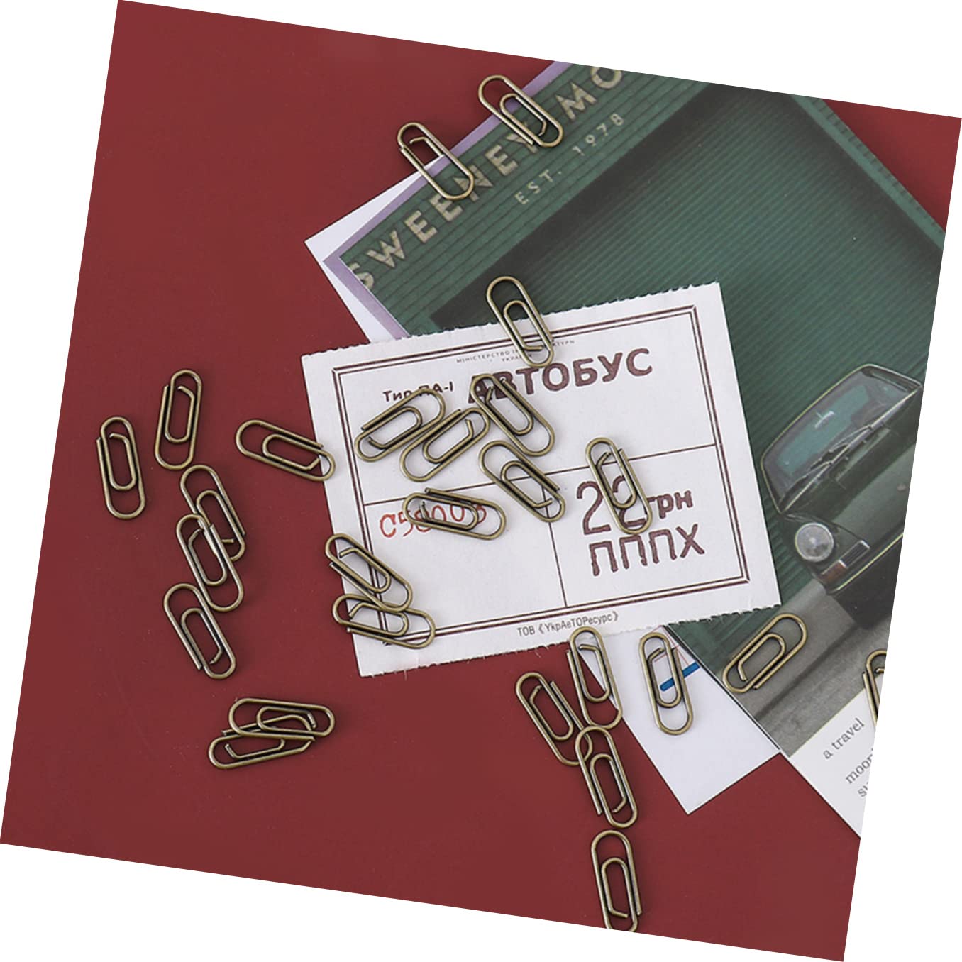 Baluue 500stücke Metall Büroklammern Paper Clips Aus Hochwertigem Metall Rostfrei Und Langlebig Für Schule Und Bürobedarf Kreative Büroorganisation