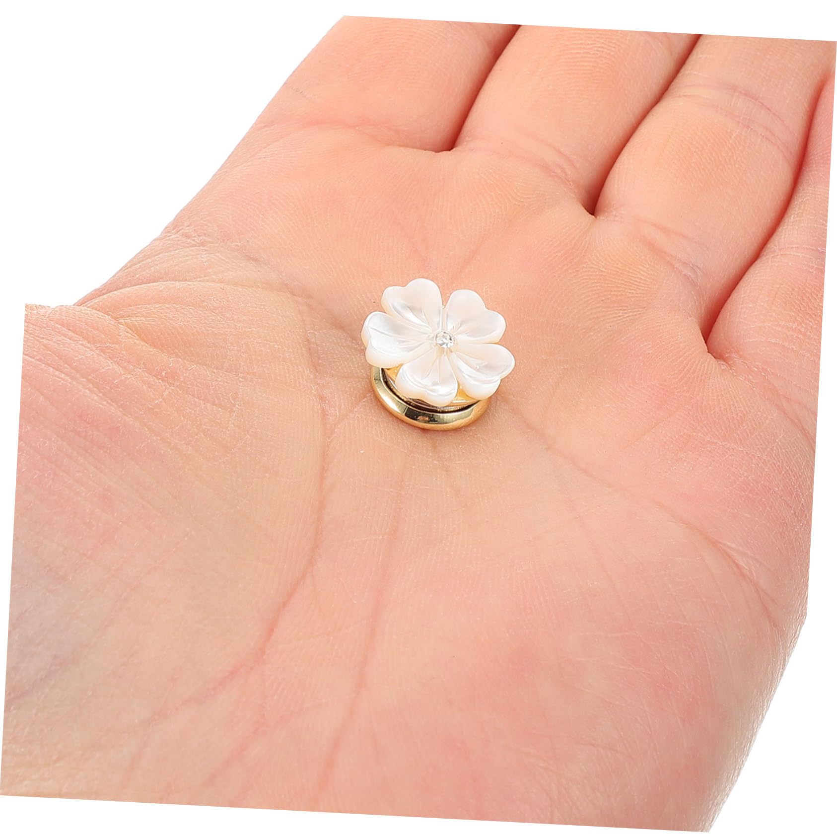 Healvian Spesa di conchiglia spilla per abbigliamento Gioielli floreali spilla da donna spilla decorativa Spilla retrò perno per zaini Spilla di vestiti perno zaini magnete