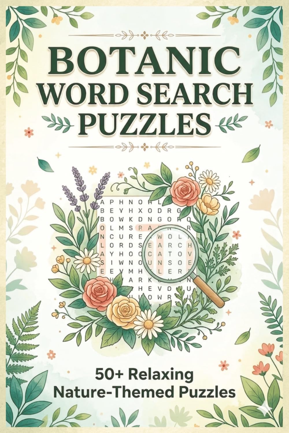 Botanic Word Search Puzzles: Nature-Inspired Word Search Puzzles for Peaceful Moments and Mental Clarity