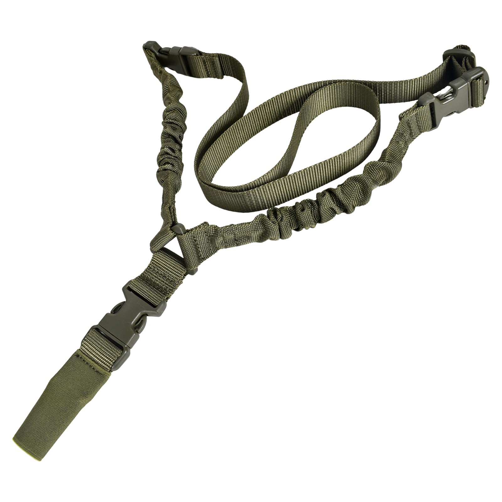 Cinghie Per Fucile Tattico, Airsoft Sling, Cinghia Per Fucile Caccia, Tactical Single Point Sling Regolazione Rapida Della Lunghezza Della Cinghia In Nylon, Con Gancio In Metallo, Per Sport All'aperto