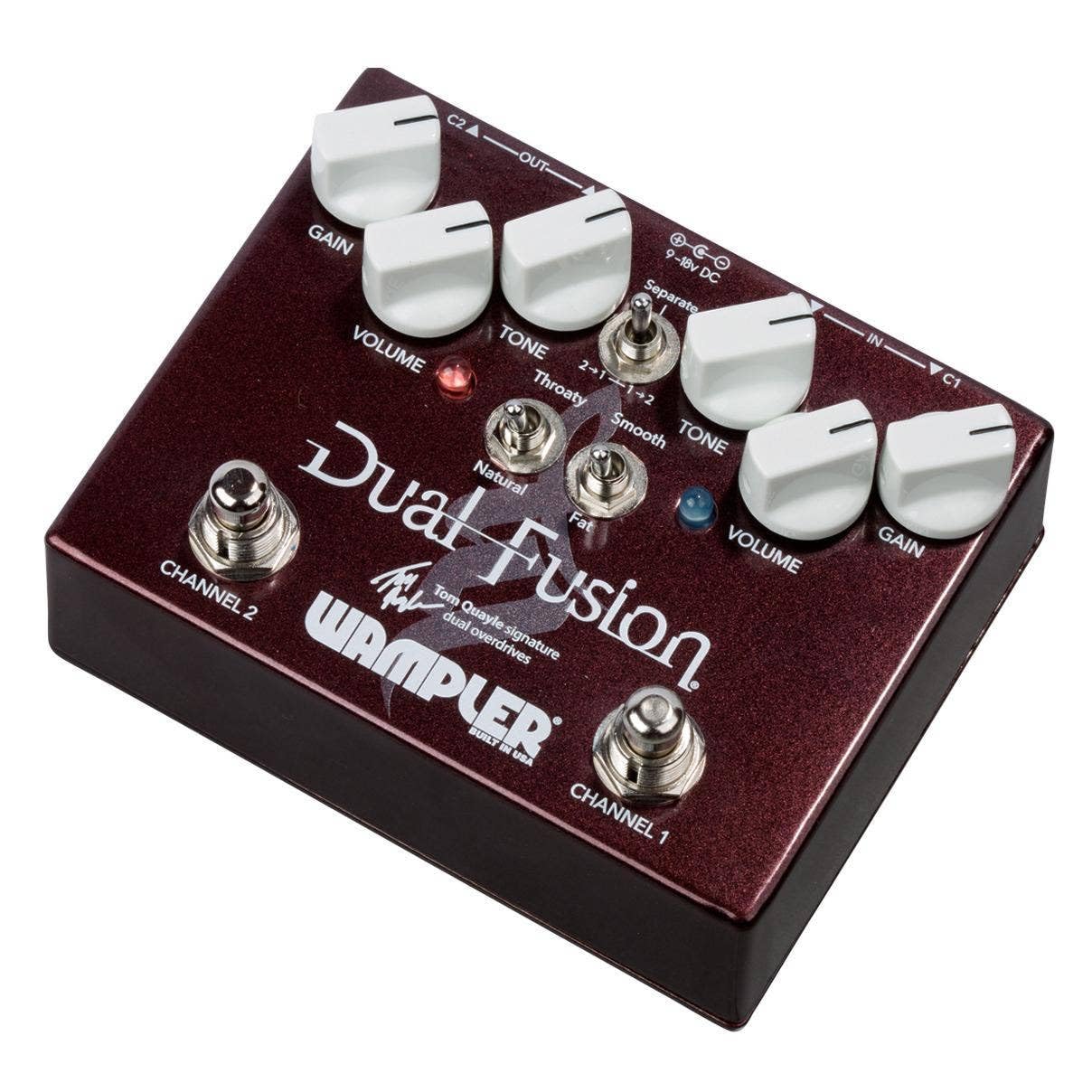 Amazon.com: Wampler Dual Fusion V2 Tom Quayle Signature Dual