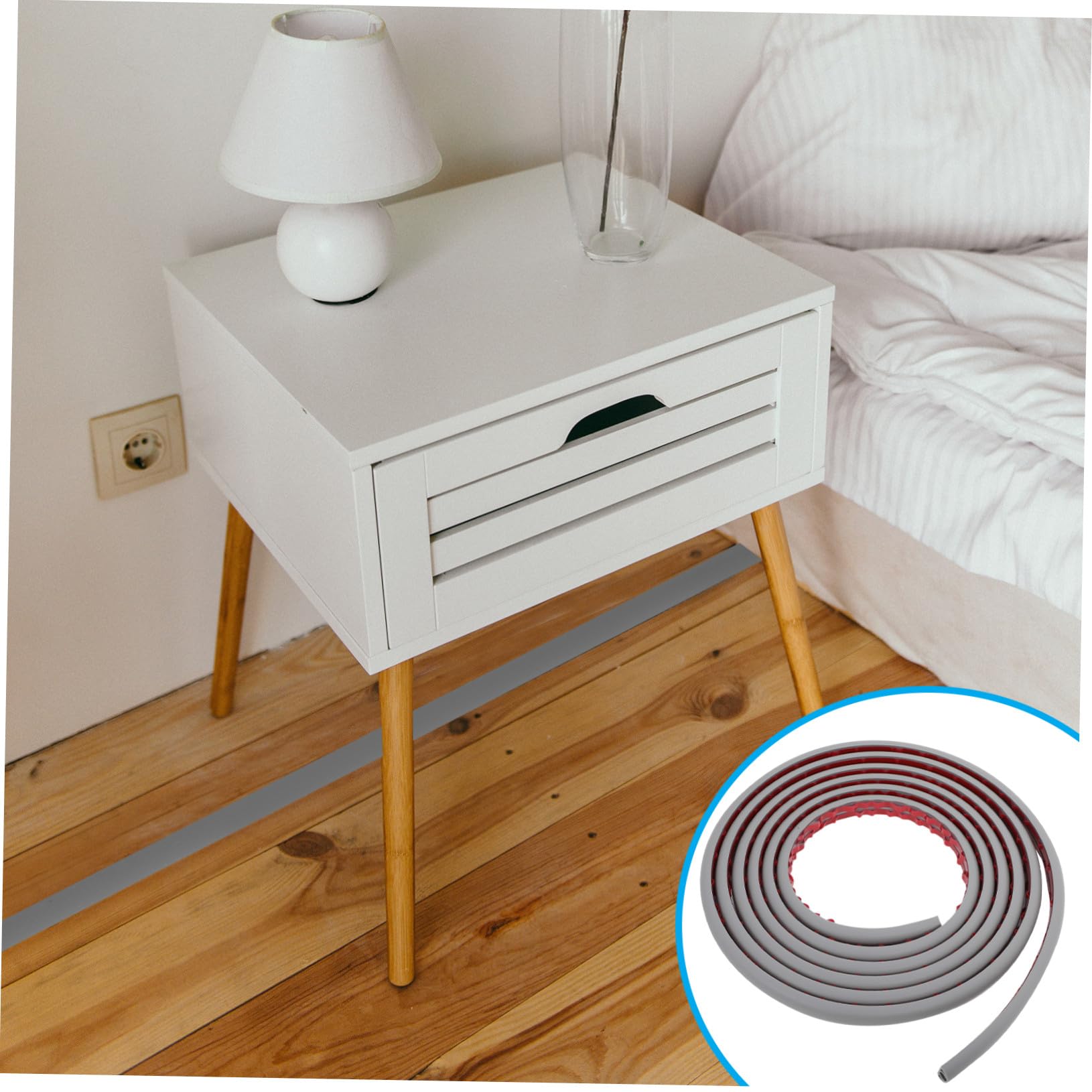 Canaleta Adhesiva para Cables de Pared Diseño Resistente para Oficina y Instalación sin Taladro