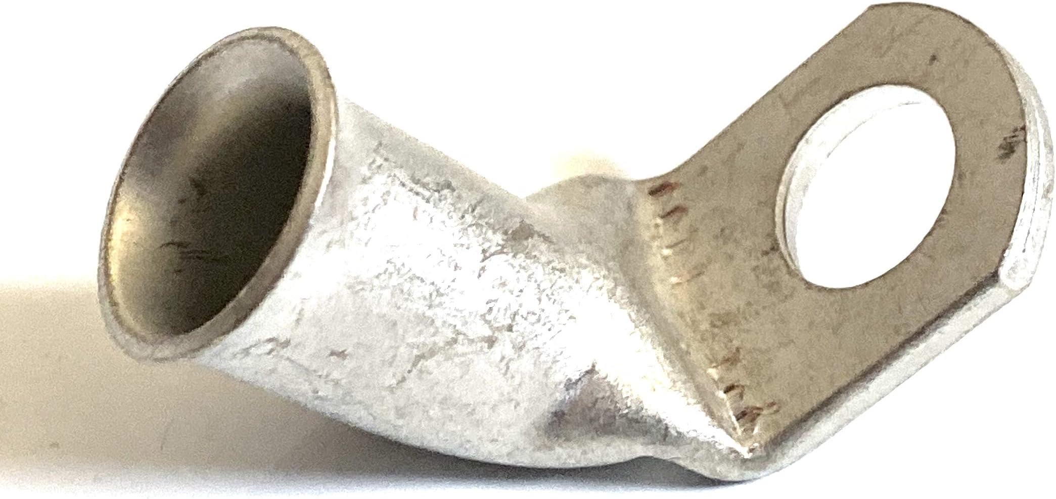 AC/DC WIRE AND SUPPLY 1/0 Ga. 3/8 Stud Corrosion-Resistant Copper Lugs - 90 Degree - (Pack of 5)