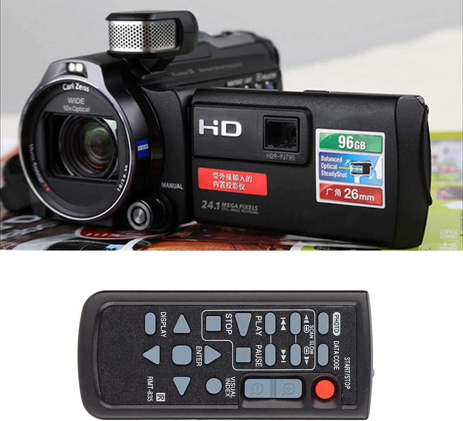 Universal Camera Remote Controller Replacement DV Remote Control for RMT-845, HDR-PJ580E, PJ790E, PJ820E, CX900E, XR350, CX370, PJ760, CX760, PJ79 Video Cameras image 4