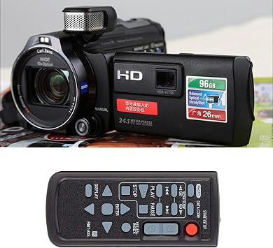 Universal Camera Remote Controller Replacement DV Remote Control for RMT-845, HDR-PJ580E, PJ790E, PJ820E, CX900E, XR350, CX370, PJ760, CX760, PJ79 Video Cameras