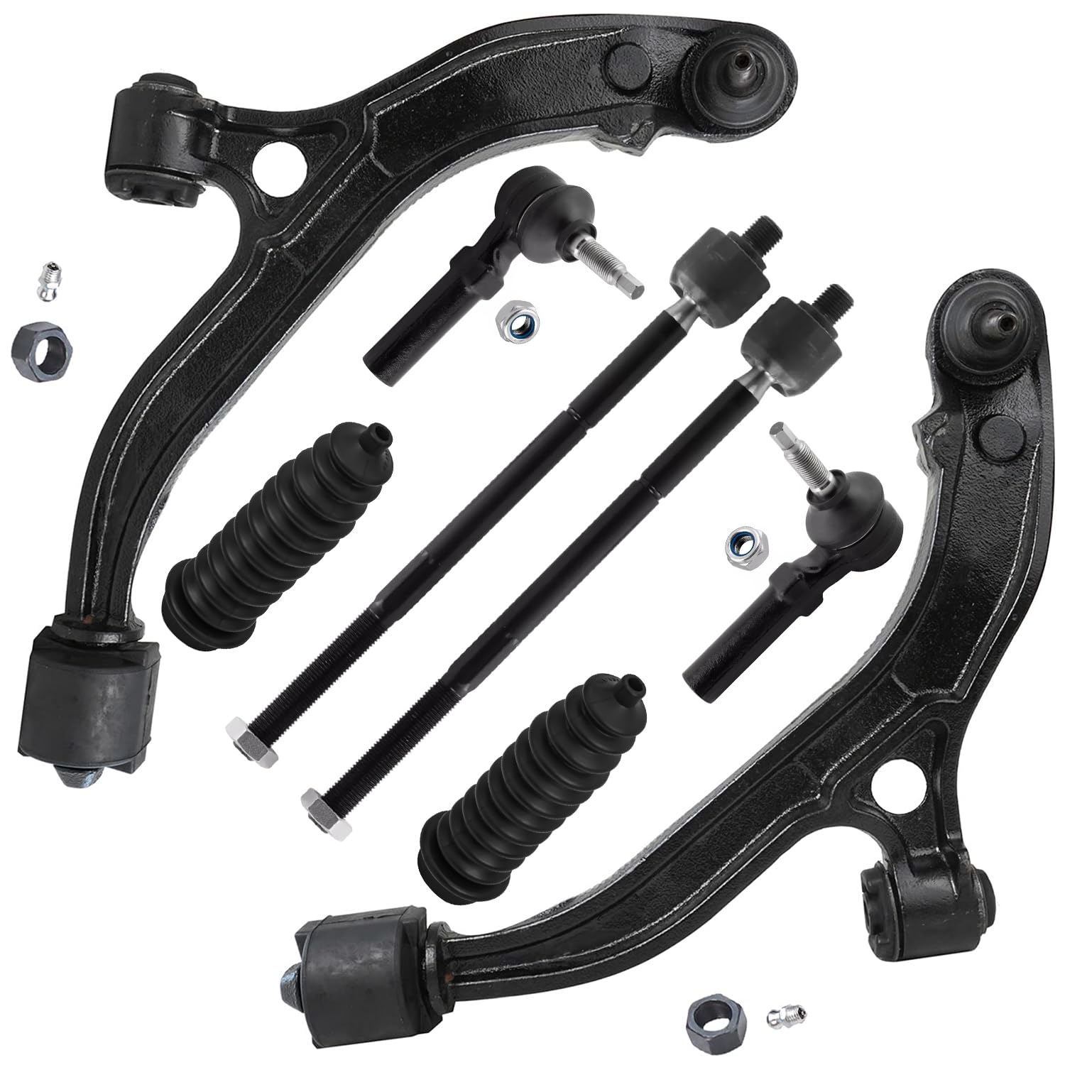 Detroit Axle - 8pc Front End Kit for 2001-2004 Dodge Grand Caravan