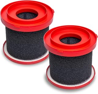 POWERTEC 49-90-2015 Foam Wet Filter for Milwaukee M18 0880-20, 0970-20 & M12 0960-20, 0960-21 Cordless Vacuum 2 Pack, Filter Replacement for Milwaukee Wet/Dry Vacuums (75133)