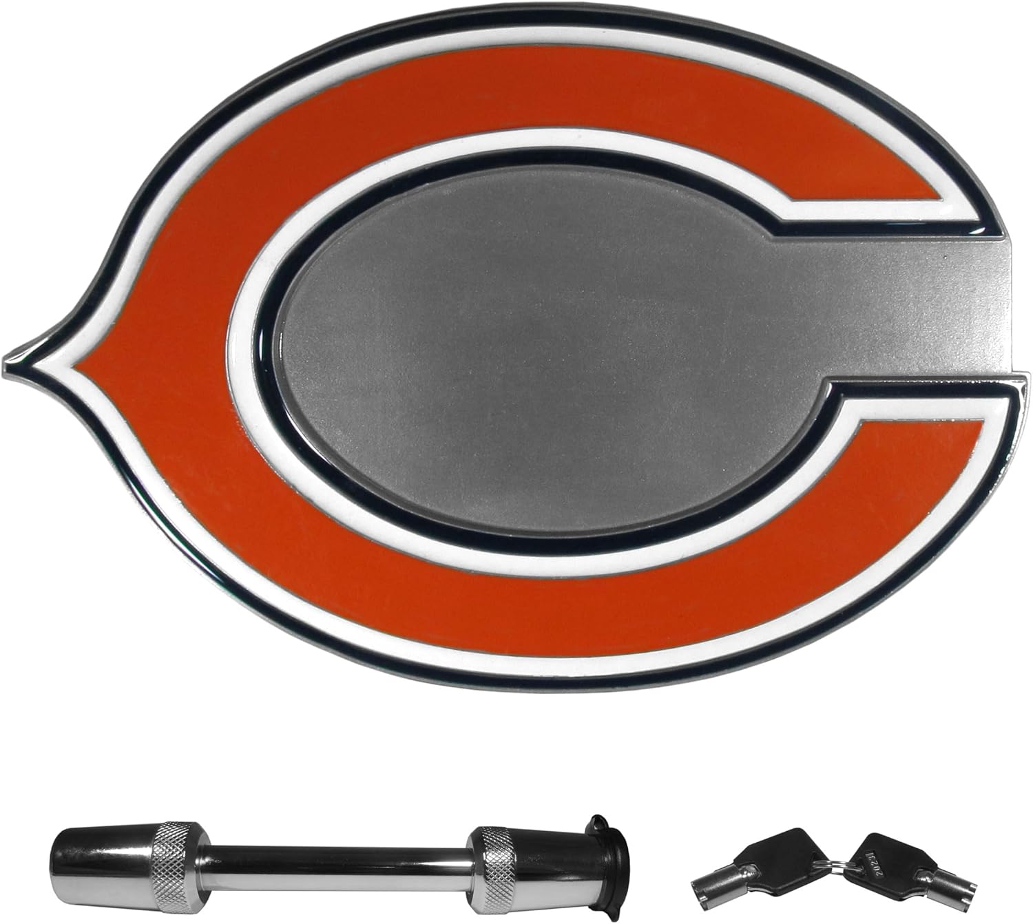Siskiyou NFL Chicago Bears Trailer Hitch with Hitch Lock Class II, Team Colors