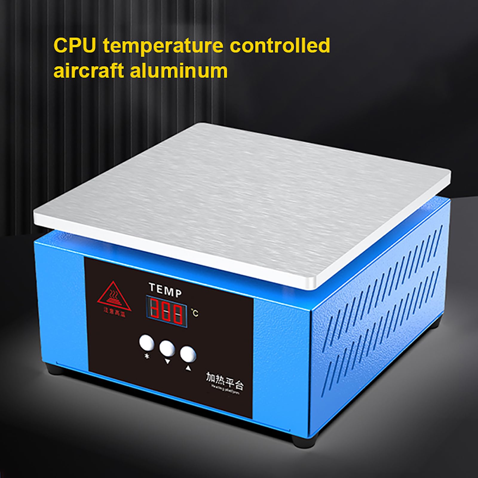 Mesa de calefacción de reparación LED, máquina de embalaje de celofán, sellador de película caliente para laboratorio, líquido, precalentamiento de moho, reparación de teléfonos