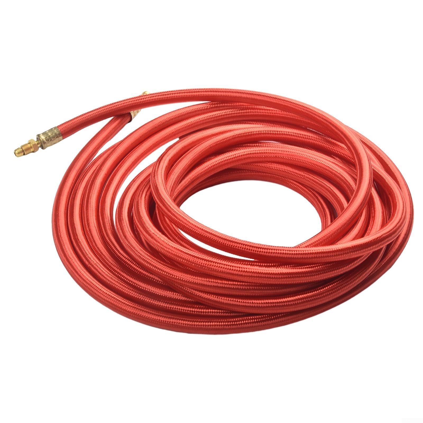 CK57Y03RSF - Cavo di alimentazione per torcia TIG Superflex da 7,6 m, compatibile con torce CK9 CK17, design combinato in gomma siliconica flessibile e nylon intrecciato
