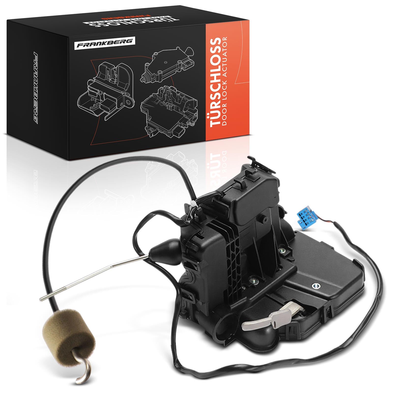 Frankberg Cerradura de puerta Cerradura de coche Delantero derecho Compatible con Clase C W203 Clase C T-Model S203 Replace# A2037200435,2037200235