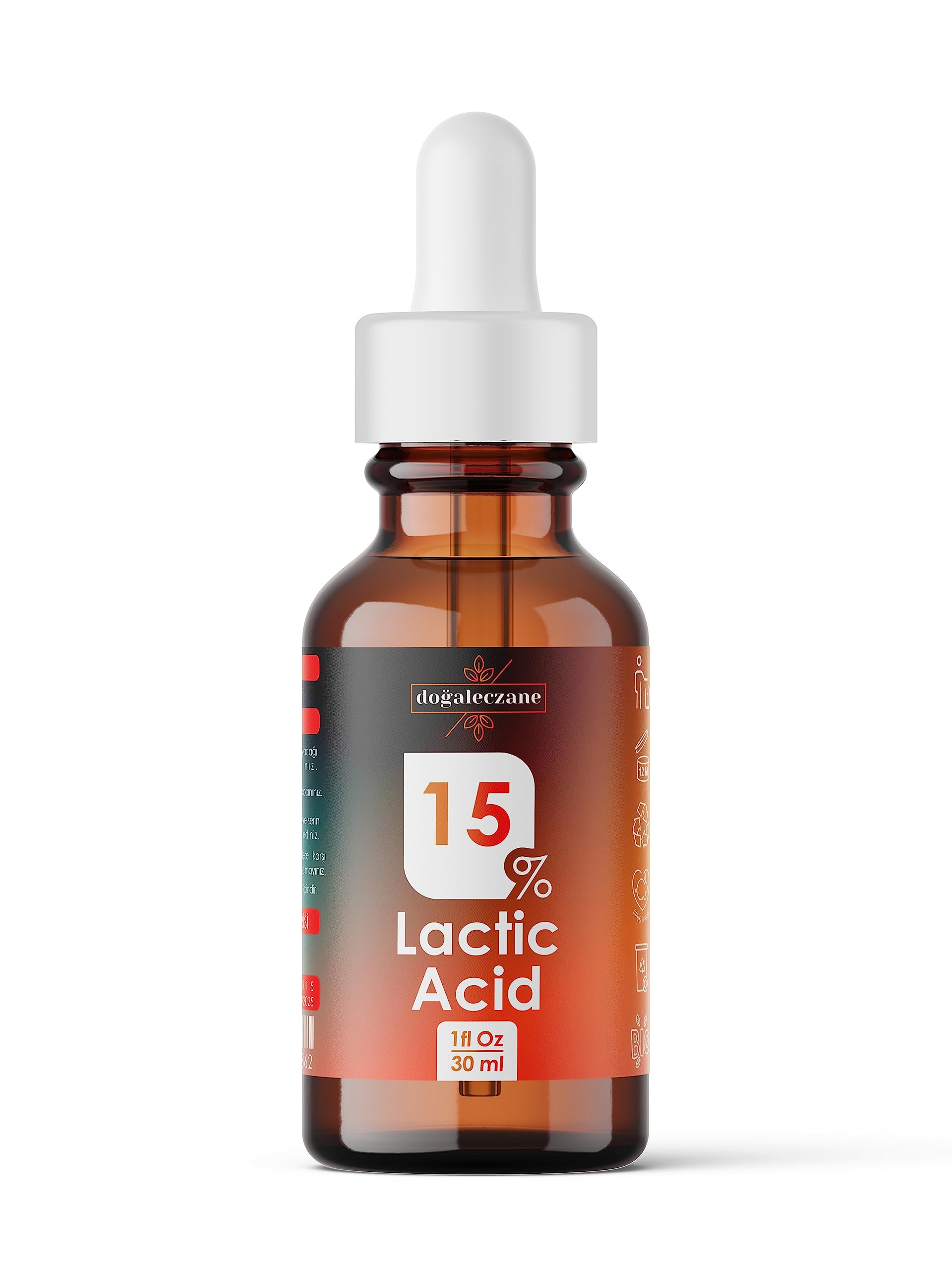 doğal eczane Microblading Kaş Kontürü Silme Laktik Asit%15 | Lactic Acid Peeling 30 ml