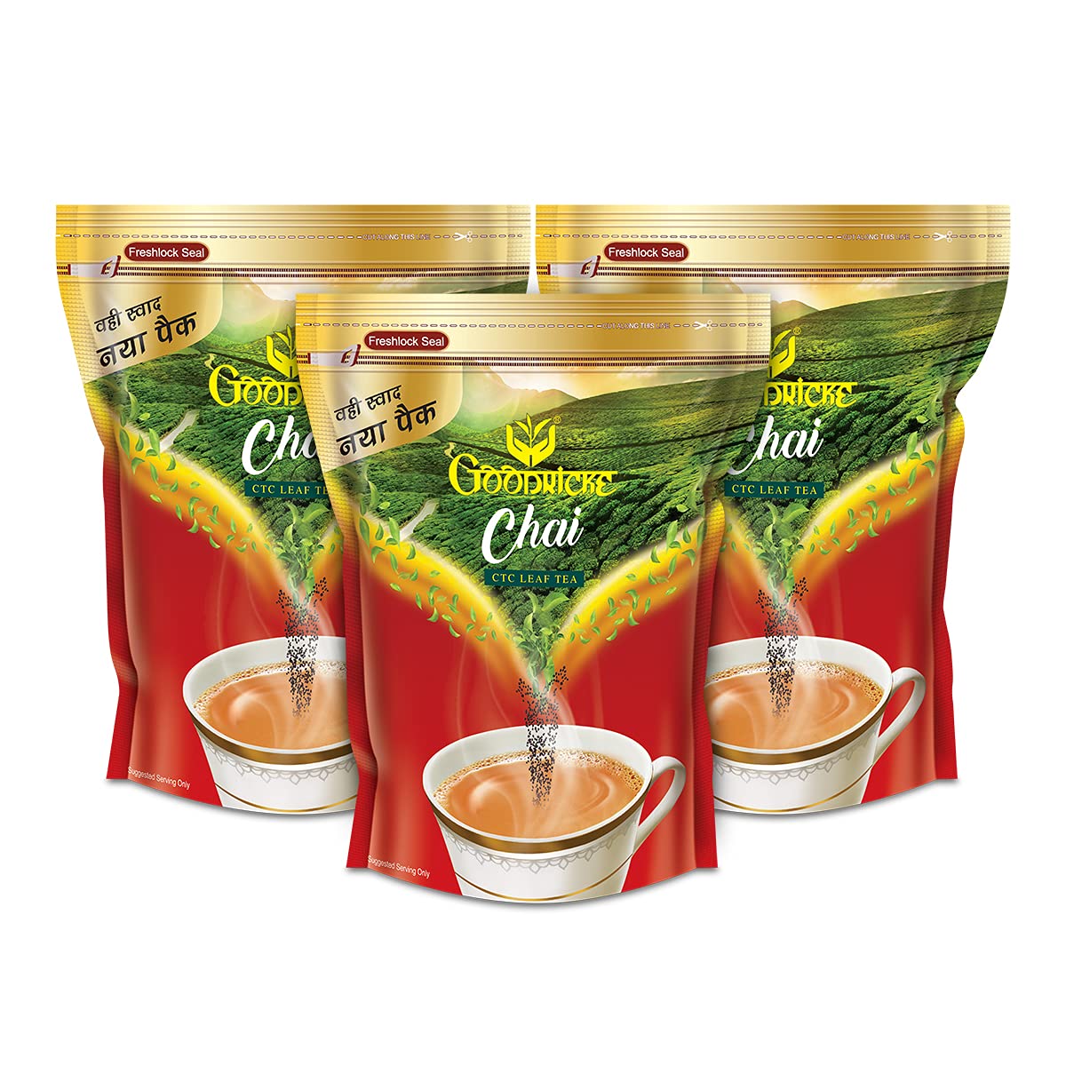 See full amazon price history chart for GOODRICKE CTC Leaf Tea - 500 gm (Pack of 3) | 100% Pure & Natural Loose Leaves Tea | Chai Patti | Kadak Chai | Premium Whole Leaf CTC Tea | Richer Taste & Sweet Lasting Aftertaste GOODRICKE CTC Leaf Tea - 500 gm (Pack of 3) | 100% Pure & Natural Loose Leaves Tea | Chai Patti | Kadak Chai | Premium Whole Leaf CTC Tea | Richer Taste & Sweet Lasting Aftertaste (B092R23YXN) Amazon Price History, Amazon Price Tracker