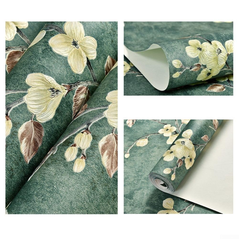 Adesivi Per Porte Interne 3D Elegante Floreale Vintage Soggiorno Camera Da Letto Bagno Carta Da Parati In Autoadesivo Impermeabile Adesivo Per Porte