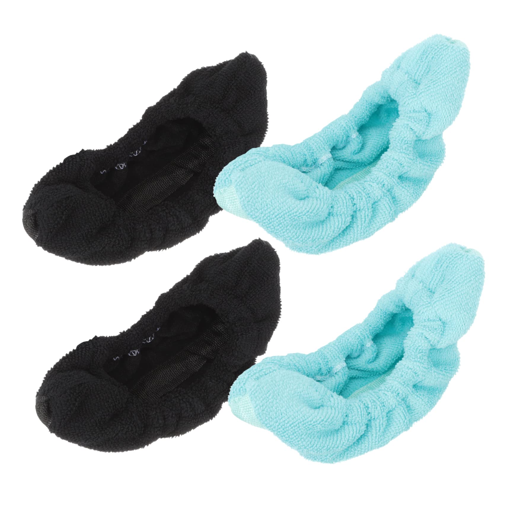 Hemoton 1set Ice Skate Covers Microfiber Blade Protectors for Figure and Hockey Skates Durable and Absorbent Design for Skating Shoes Supplies 2pairs