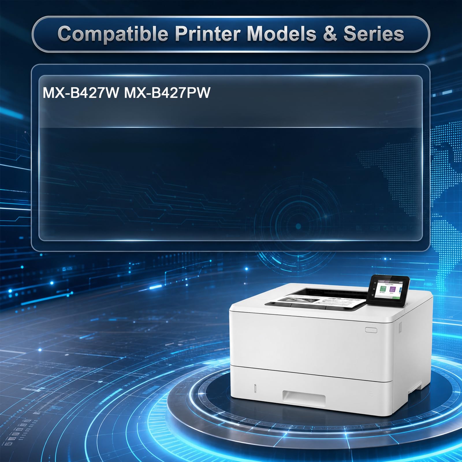 MX-B42T - Cartuccia toner senza chip, compatibile con Sharp MX-B42T 25B3430