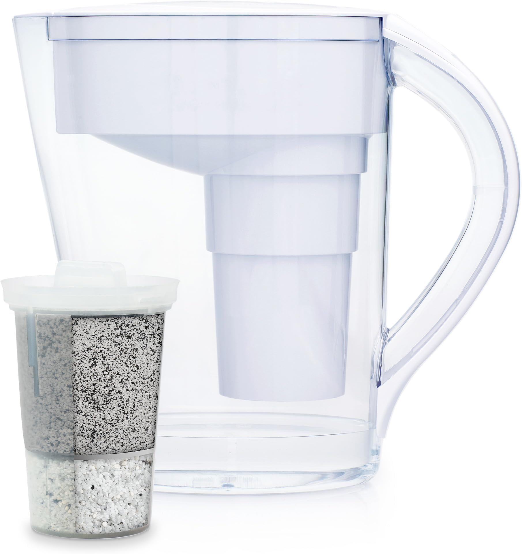 Santevia Water Systems Alkaline Pitcher - MINA Slim White