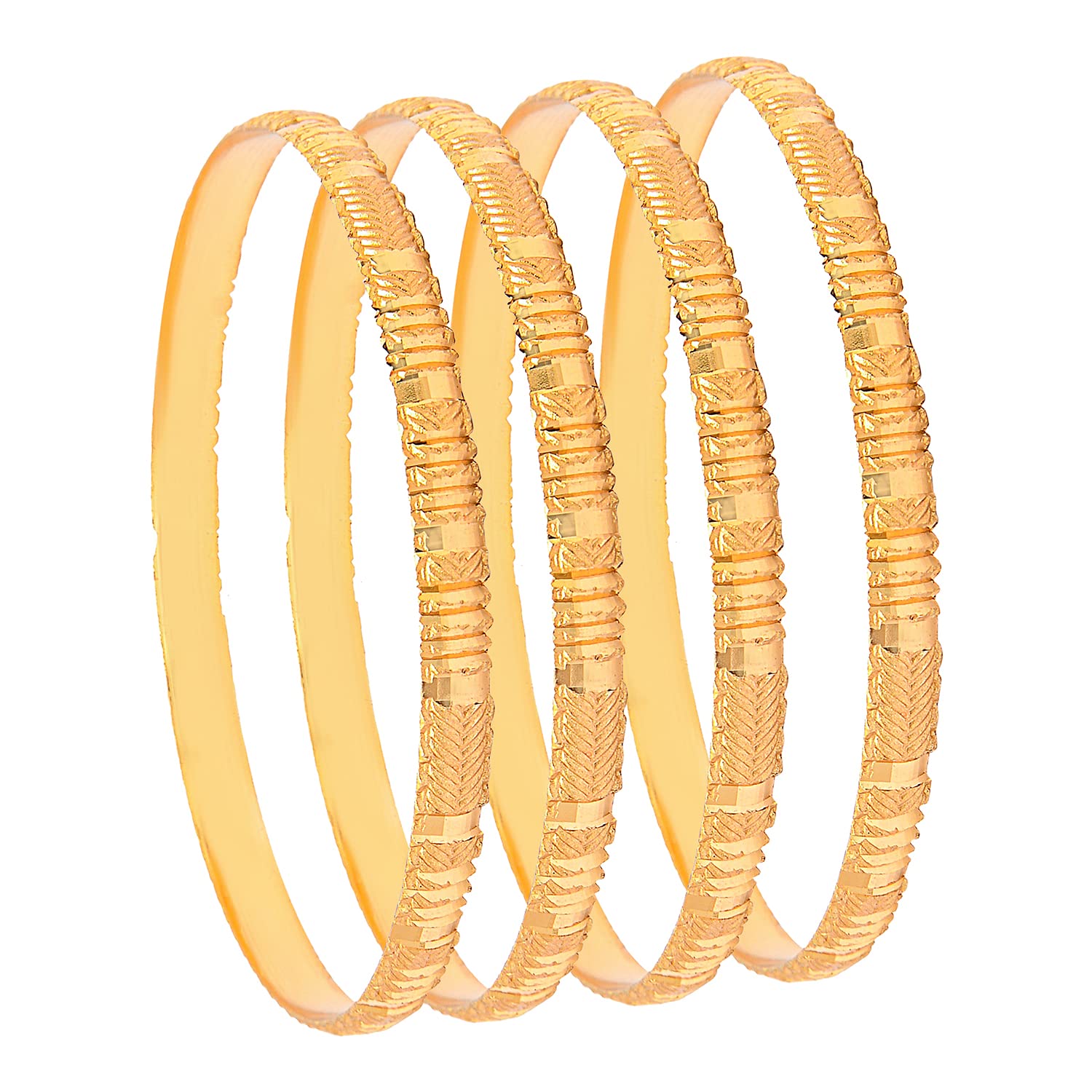 Shining Jewel - By Shivansh Fashion Gold Plated Traditional Bangles for Women (Pack of 4) SJ_3441_2.8 (B09RH5JZVK) Amazon Price History, Amazon Price Tracker
