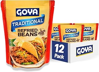 12 Vegan Refried Bean Recipes for Easy Plant-Based Meals 116 Goya Foods Traditional Refried Pinto Beans Pouch, 15 Ounce (Pack of 12)