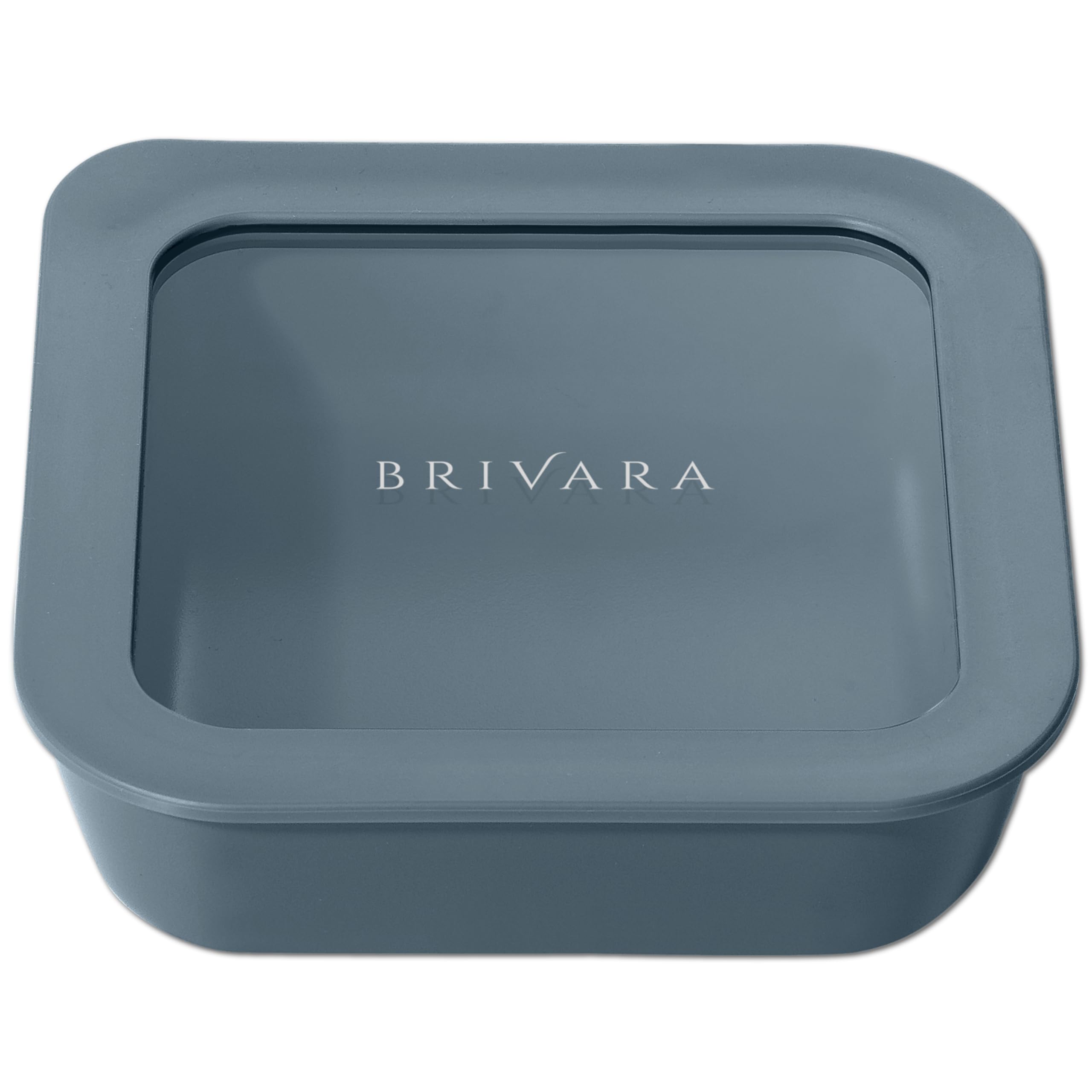Glass Food Storage Container &amp; Lid, 2.5-Cup Square, Dusk