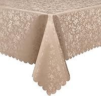 Vista 67 de Smiry Square Table Cloth, Waterproof Heavy Duty Vinyl Tablecloths, Wipeable Washable Table Cover for Kitchen and Dining Room (Baby Blue, 54" X 54")