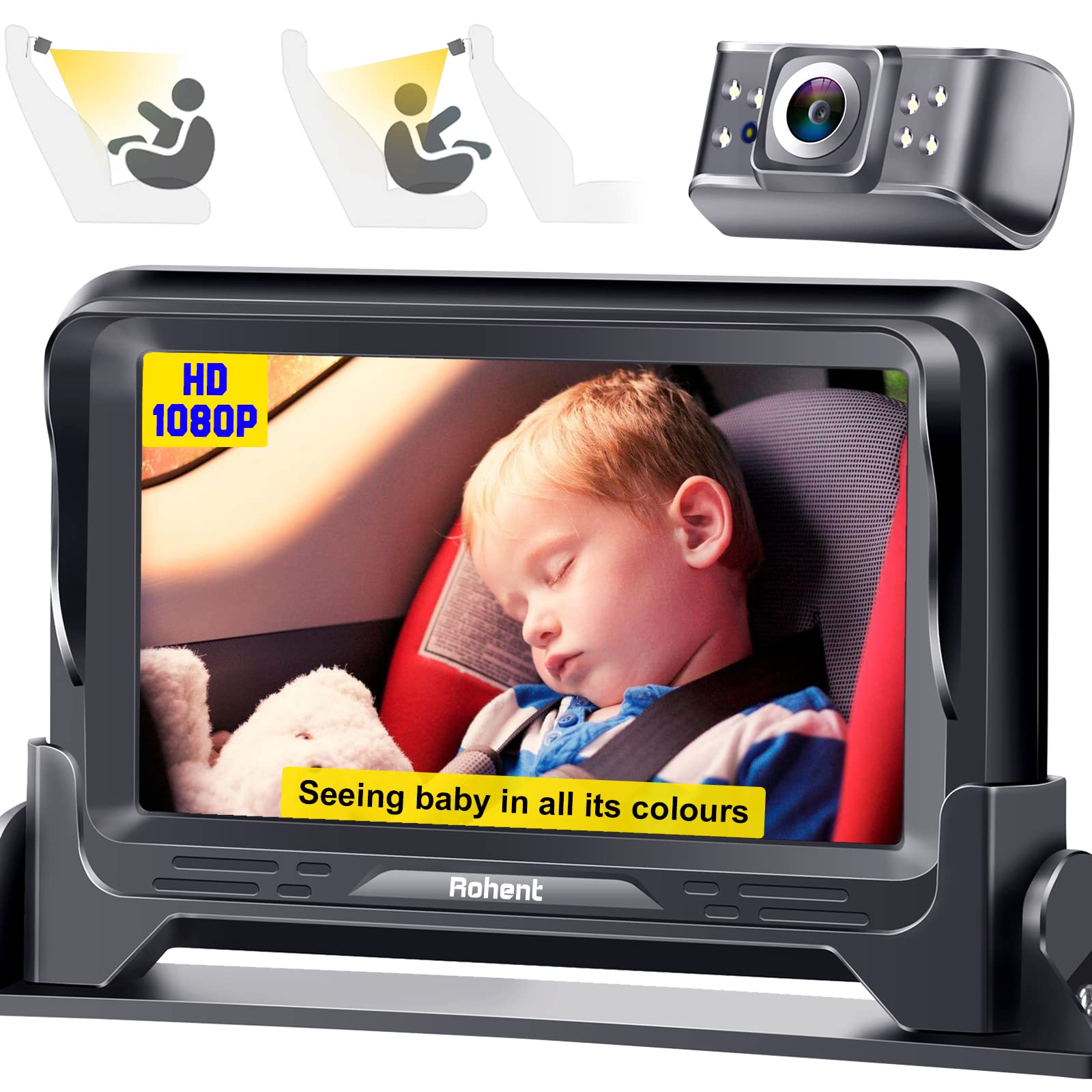 BNIB BABY CAR MONITOR VIDEO trust