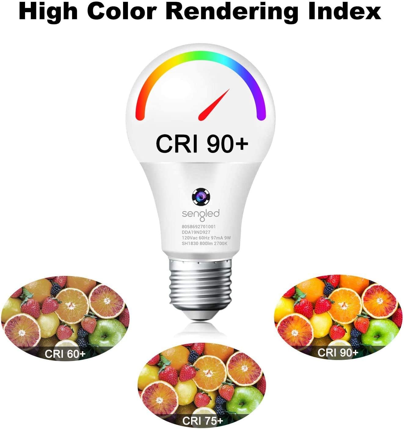 Sengled Dusk to Dawn Light Bulbs Outdoor, LED Light Blub 60 Watt Equivalent, 9W A19 Auto On/Off Led Bulbs Sensor Lightbulbs with E26 Base, Soft White 2700K for Outdoor Indoor Porch Garage Yard, 3 Pack
