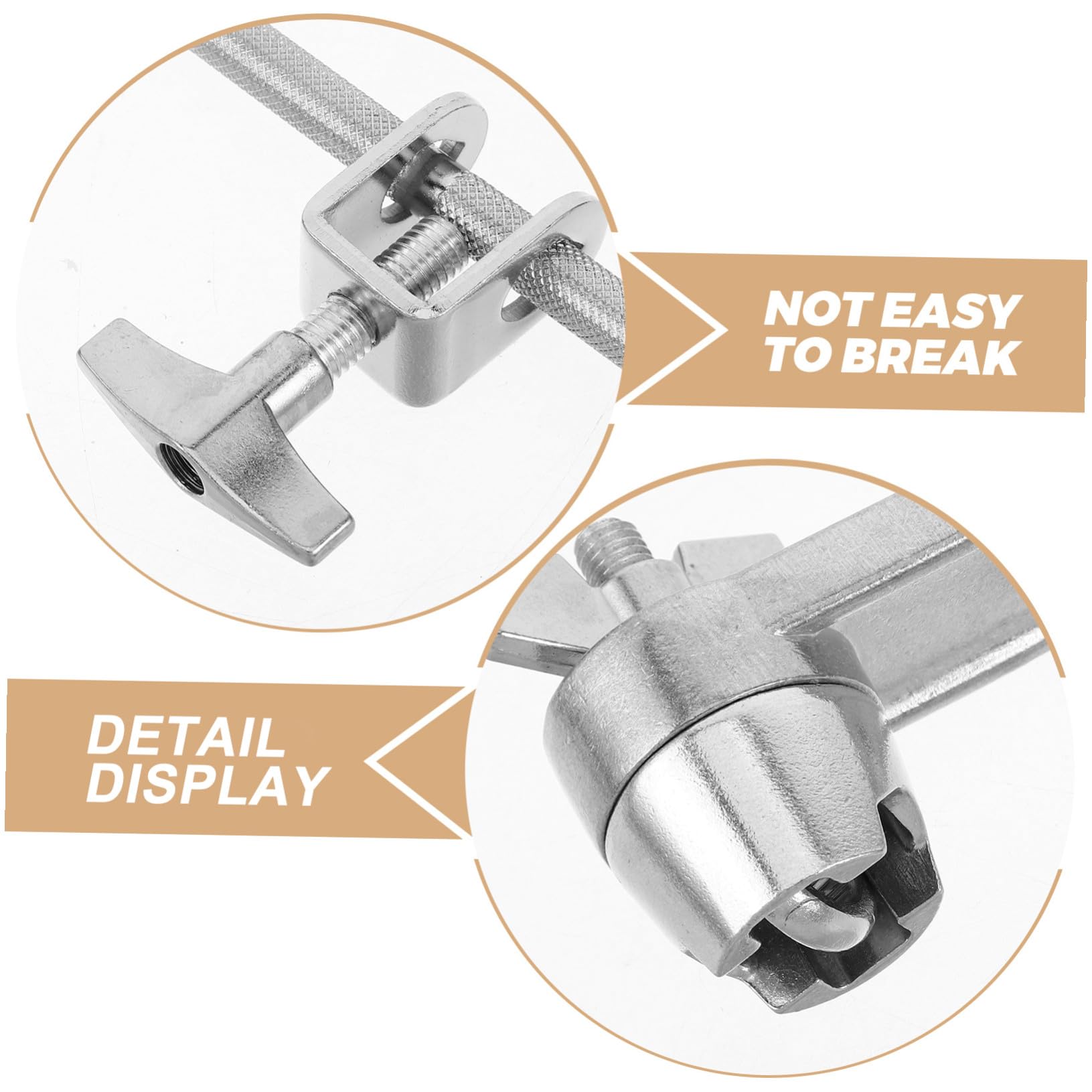Pince de Fixation pour Cloche de Tambour avec Bras Long Verrouillé