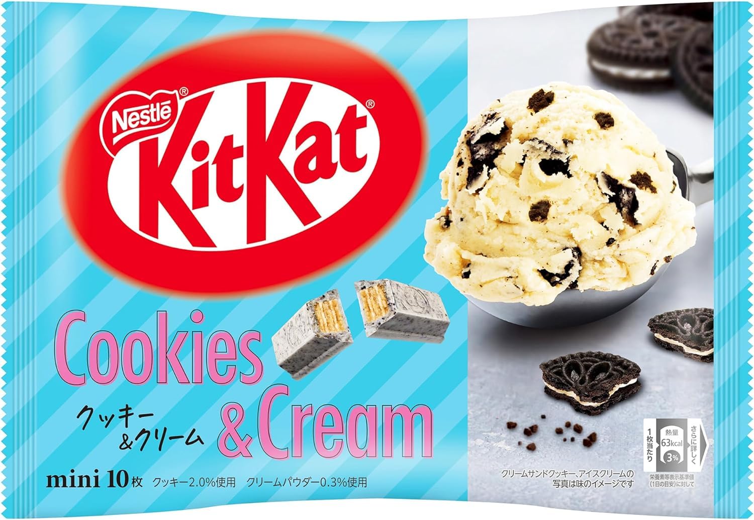 Nestle KitKat Mini Cookies & Cream 10 Pieces Inside Pack | Made in Japan | Japanese Kitkat (B0D58N67Q6) Amazon Price History, Amazon Price Tracker