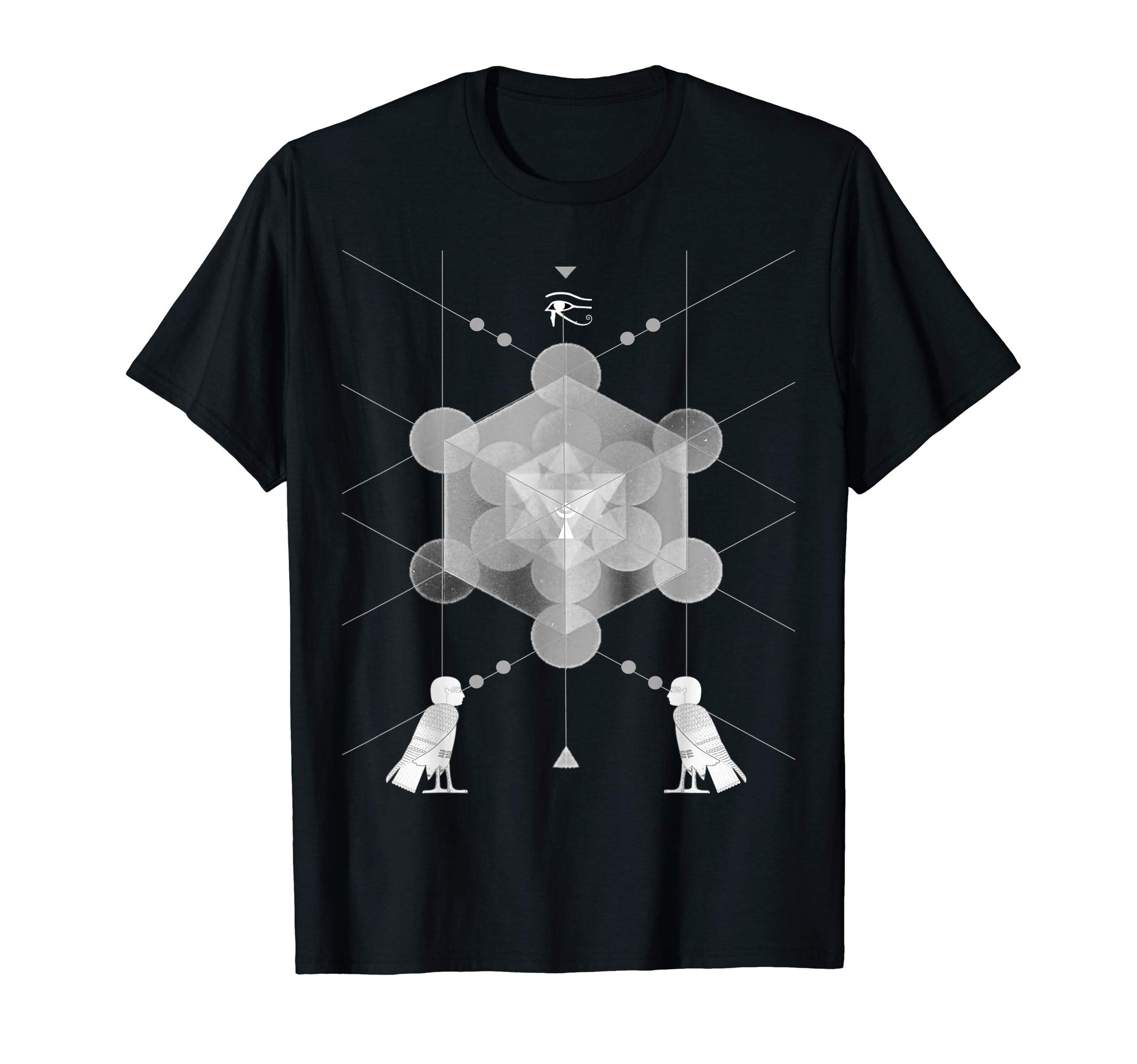 Sacred Geometry Metatron Science Egyptian HORUS HERU T-Shirt