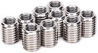 Standard Size,10Pcs Stainless Steel Reducer Nut Set for Thread Repair and Fastening, Durable Construction