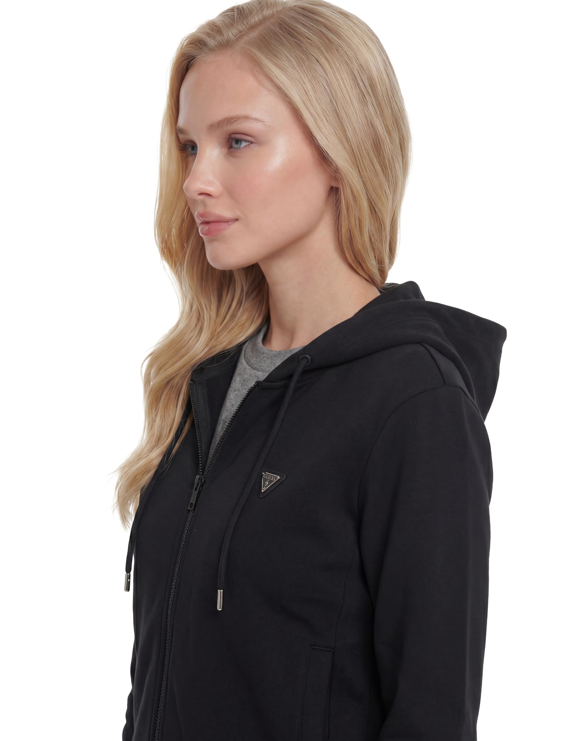 Guess Eco Olympe Full Zip Hoodie Sweatshirt Sudadera Mujer