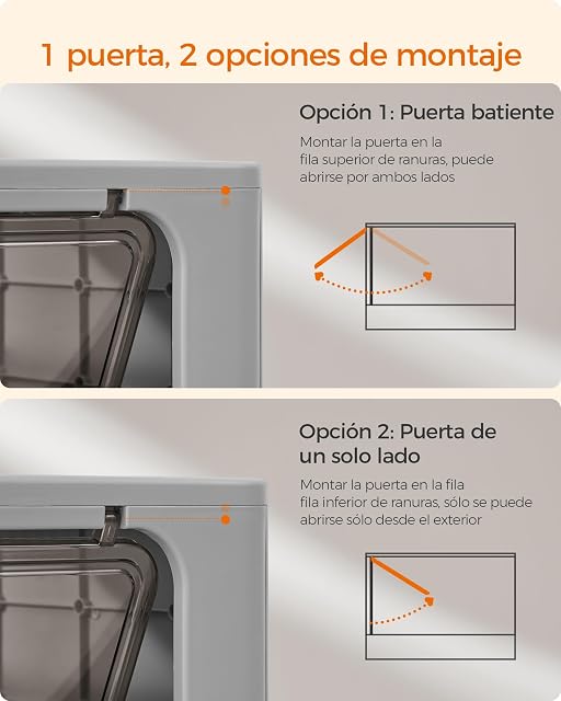 Foto 7 de 8 de Feandrea Arenero para Gatos, Caja Arena con Bandeja Extraíble, Pala, Cepillo, Espacioso para Gatos Grandes