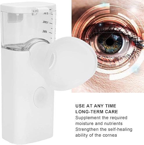 Miniatura 4 de Dioche Pulverizador de niebla humidificador de ojos secos, máquina hidratante portátil, vapor fresco, rociador de vapor rápido para el cuidado de la