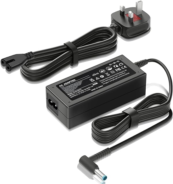 45W Laptop Charger for HP, 19.5V 2.31A Power Supply Compatible with HP Stream 11 13 14, Elitebook Folio, Chromebook, Envy, Spectre, Ultrabook, Pavilion, Probook, Touchsmart Ac Adapter (4.5 x 3mm)