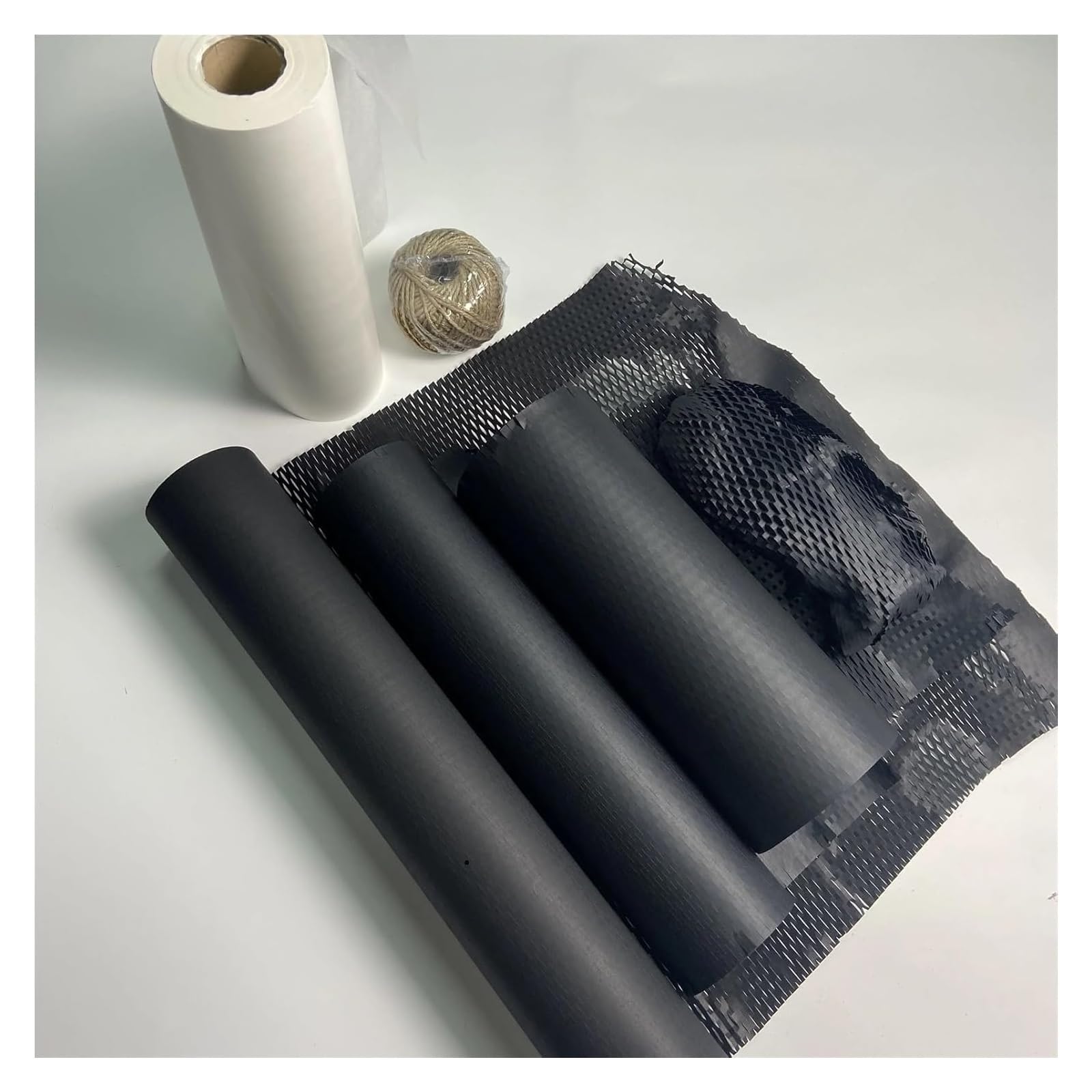 Papier pakowy o strukturze plastra miodu l, Wielokolorowa poduszka do pakowania w rolkę papieru o strukturze plastra miodu