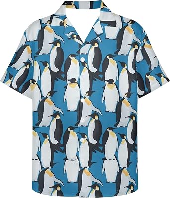 Regular Fit Funny Beach Shirts for Men Breathable Casual Short Sleeve V Neck Summer Hawaiian Shirt