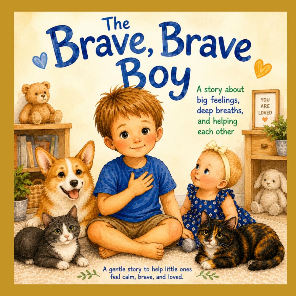 The Brave, Brave Boy: A Story About Big Feelings, Deep Breaths, and Kindness