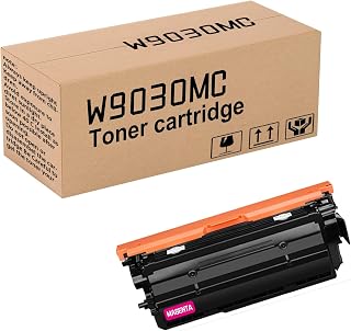 W9030MC W9031MC W9032MC W9033MC Cartucho De Toner De Alto Rendimento Da Substituição, Se Encaixa Compatível Com Impressoras Para Hp E67550dh E67650dh E67560z E67660z Magenta