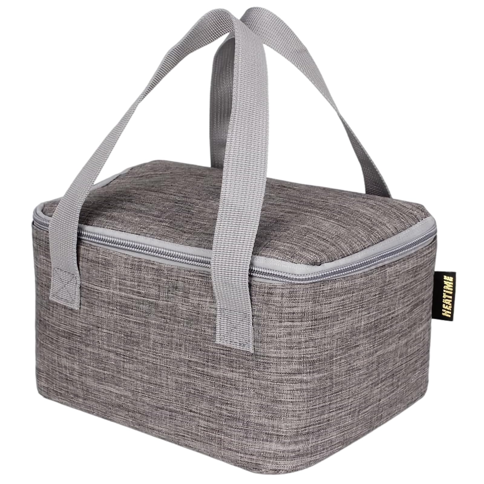 YUMINGUHC 6 Can/4L Lunch Bag Men Women Square Lunch Box Small Cooler Bag Soft Collapsible Insulated Thermal Tote for Adults Work Travel Daytrip Food