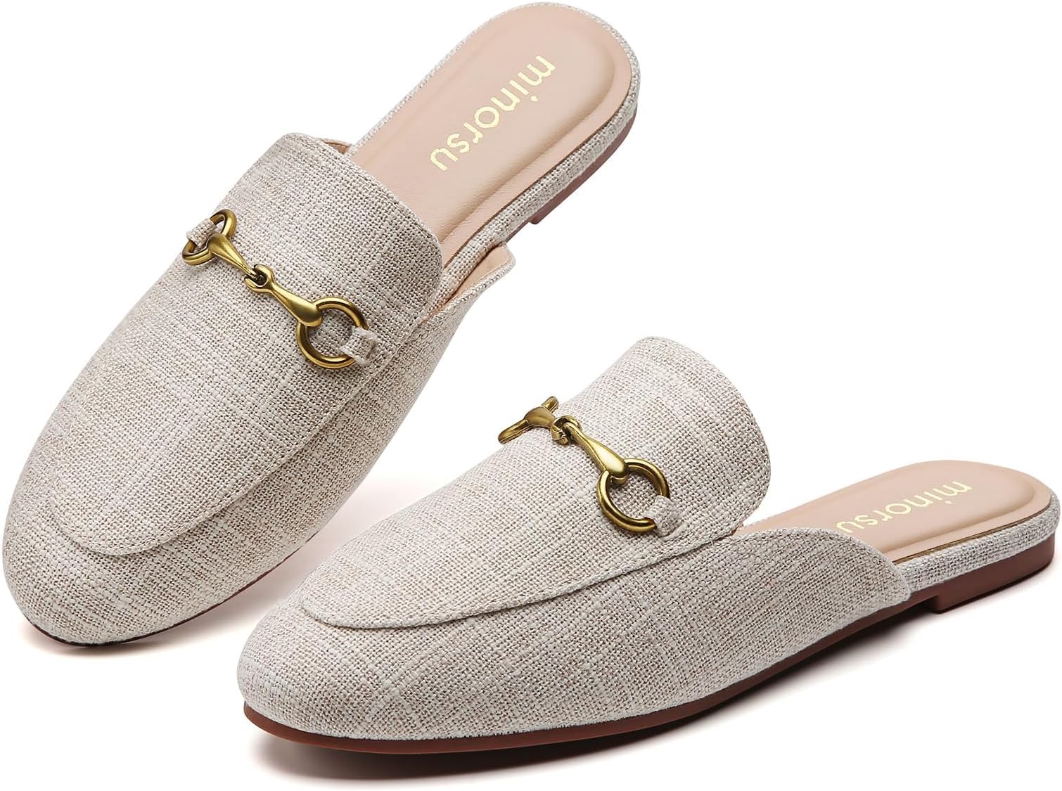 Minorsu Buckle Mules for Women