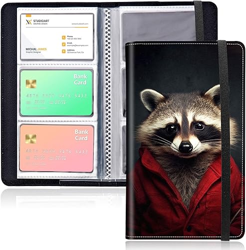 Portatarjetas de visita, de piel sintética a la moda, organizador profesional de tarjetas de nombre, capacidad para 240 tarjetas, carpeta portátil