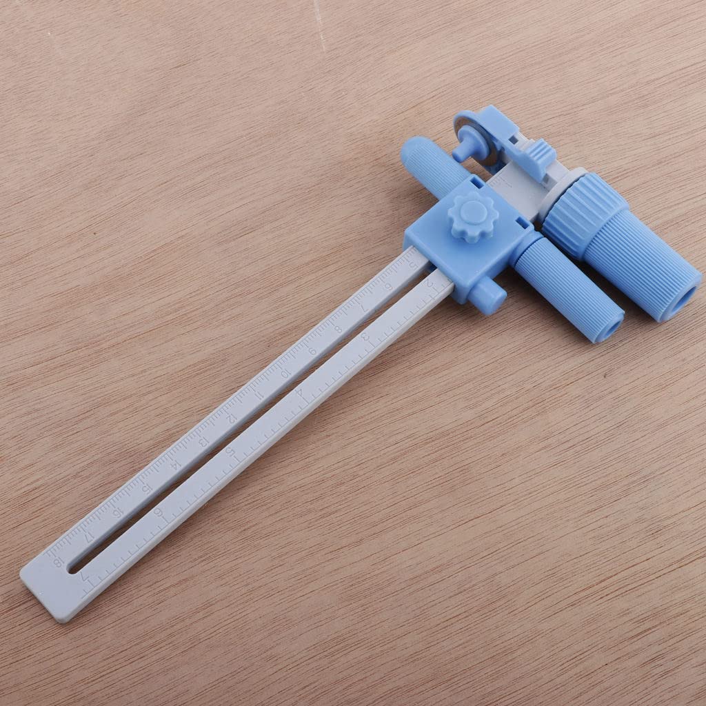 1Pcs Blue Rotary Circle Cutter for Cutting Fabric Circles(from 2cm to 18cm)