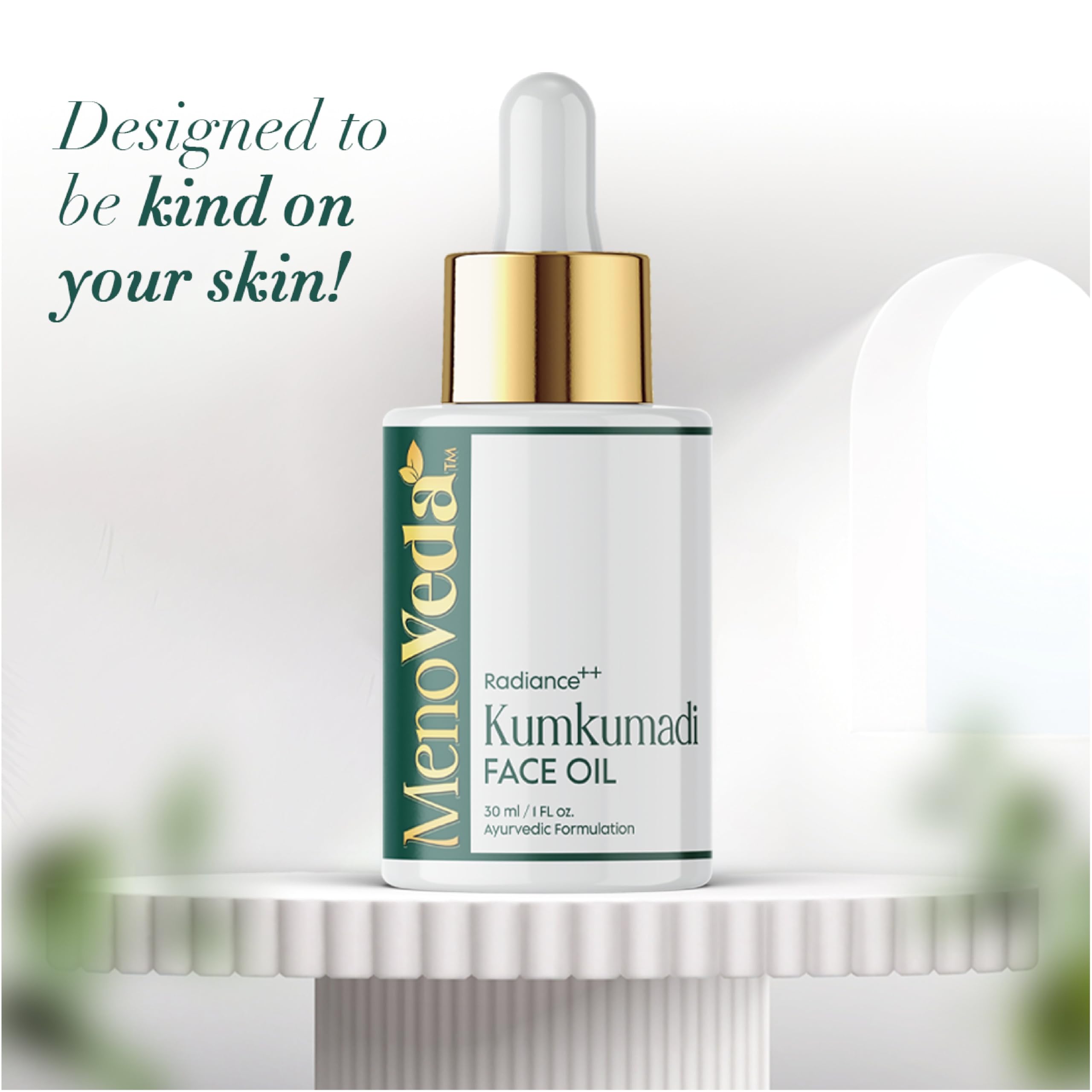 Menoveda Kumkumadi Face Oil for Glowing Skin - 30 ml 1